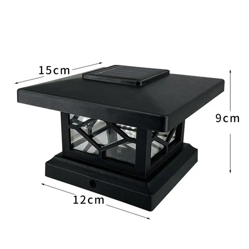 

Solar Light Outdoors LED Solar Power Garden Light Solar Post Caps Lights Column Light For Garden Courtyard Porch LED Fence Lamps