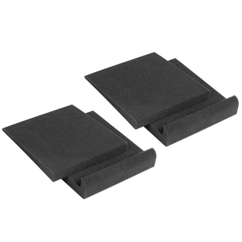 

2 Set Monitor Isolation Pads for 4 Inches , High Density Dampening Acoustic Stands Foam Which Fits Most Bookshelf