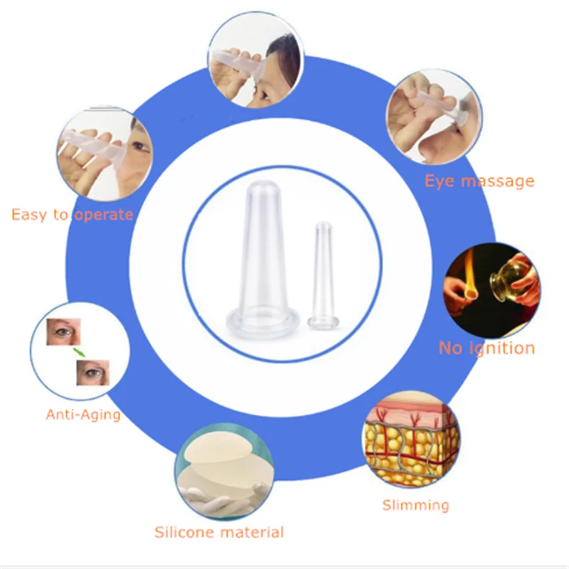 4 шт. набор из силикона для массажа лица и тела|Наборы макияжа| |