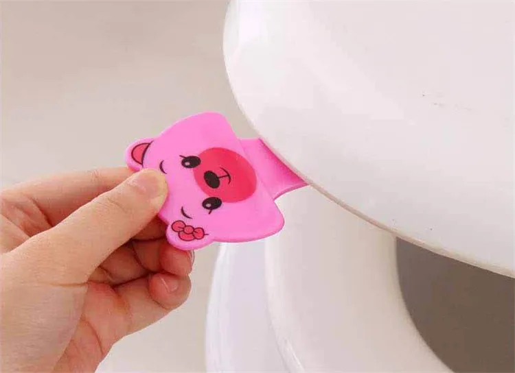 1 шт. милые Мультяшные аксессуары для унитаза крышка раскладушка креативная ключ