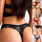 Тонкое женское нижнее белье, эротические прозрачные трусики, стринги, соблазнительные бесшовные трусики, сексуальные кружевные трусики Танга