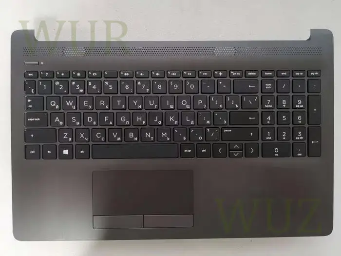 Чехол для ноутбука HP 15 DA DB DR 250 255 G7 черный чехол с клавиатурой ПК в русском стиле