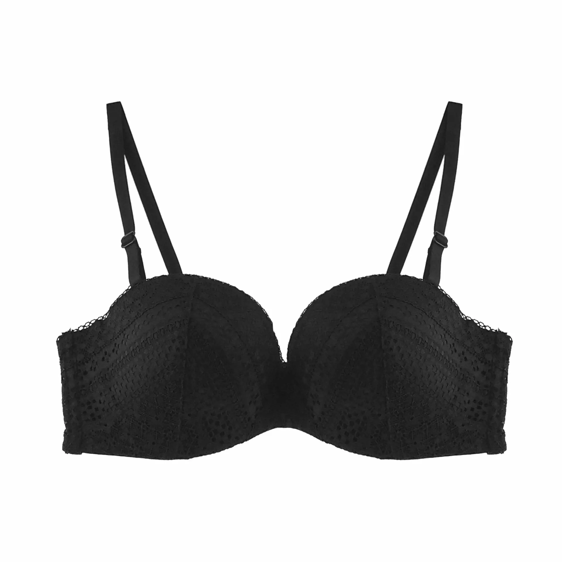 

Lady's Sexy Bra Lace Half Cup Fashion Underwear Thin Soft Comfortable Breathable Bra