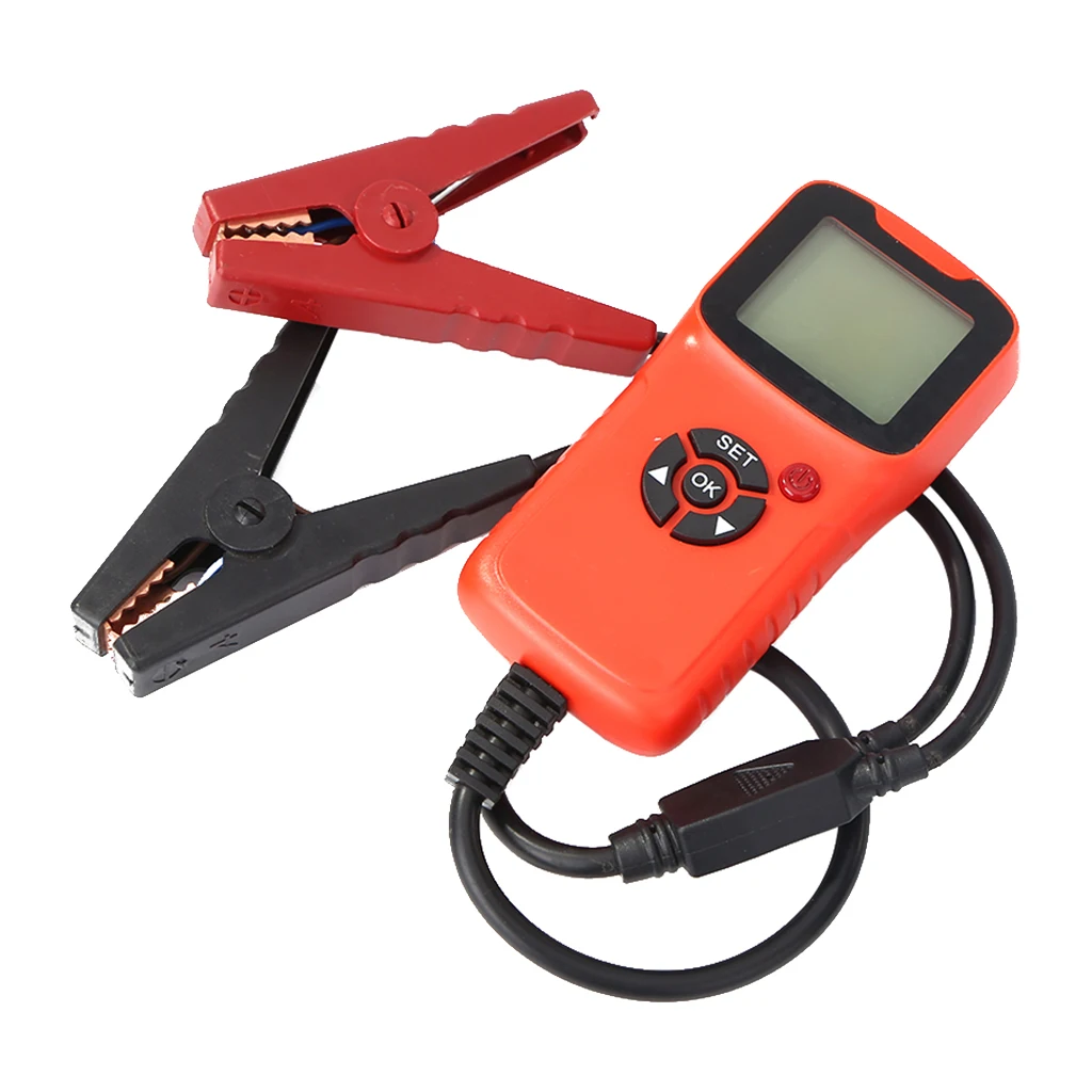 Цифровой 12 в автомобильный тестер на батарею ЖК дисплей анализатор для