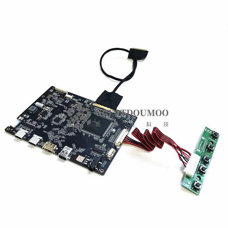 slim 3840x2160 4k 60hz type c hdmi compatible lcd controller board support lcd ltn156fl02 l01 phone sync 5v 12v power supply free global shipping
