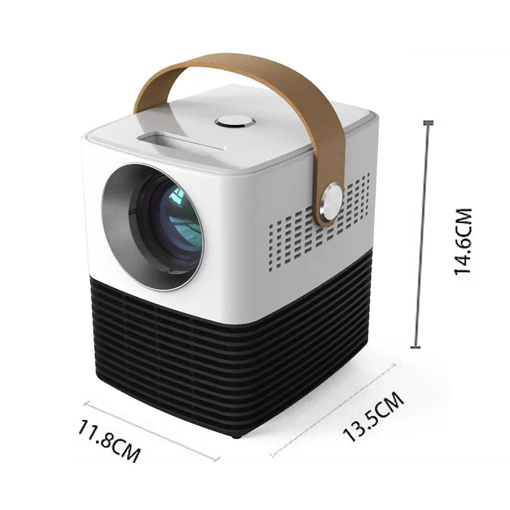 

2020 New Mini Projector L7, 2500 Lumens Brightness, Portable 3D Projector For Home Theater, Support 1080p For Playing Games