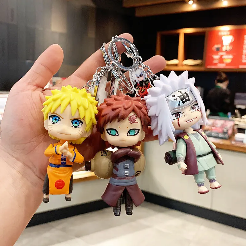 Кольцо для ключей с подвеской из силикагеля косплея аниме Hokage Konoha Jiraiya hyushga Hinata