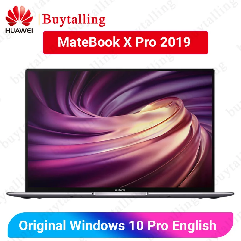 windows 10 профессиональный HUAWEI MateBook X Pro 13," ноутбук 8th Intel i5-8265U cpu MX 250 8 Гб LPDDR3 512 ГБ SSD