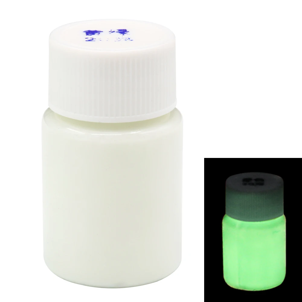 

20g Per Bottle Leaf Green Color Luminous Paint Noctilucent Powder Fluorescence DIY Party Creative Glow In Dark Decorations