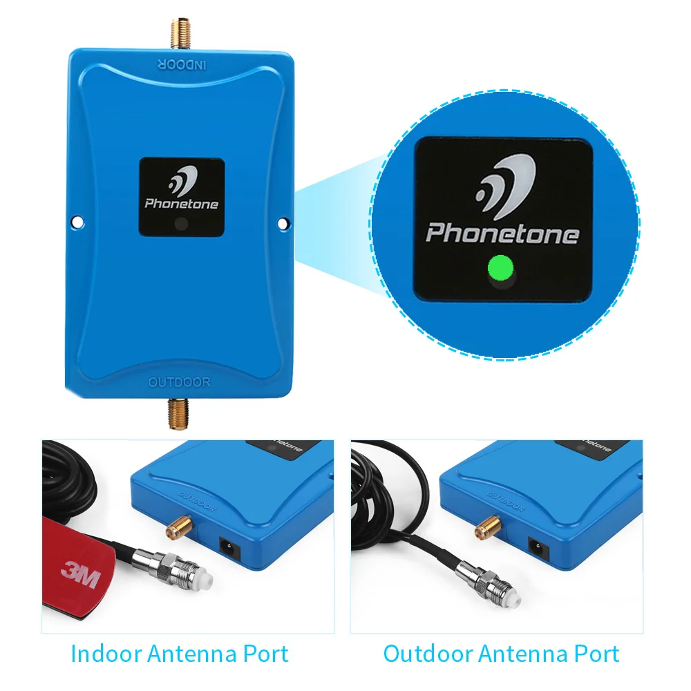 Усилитель сотового телефона Phonetone mini 850 МГц 45 дБ мобильного сигнала ретранслятор