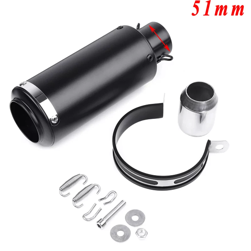 Free shipping 51mm/60mm inlet motorcycle pipe escape exhaust sc Muffler for gp-project with DB killer universal pitbike vespa |