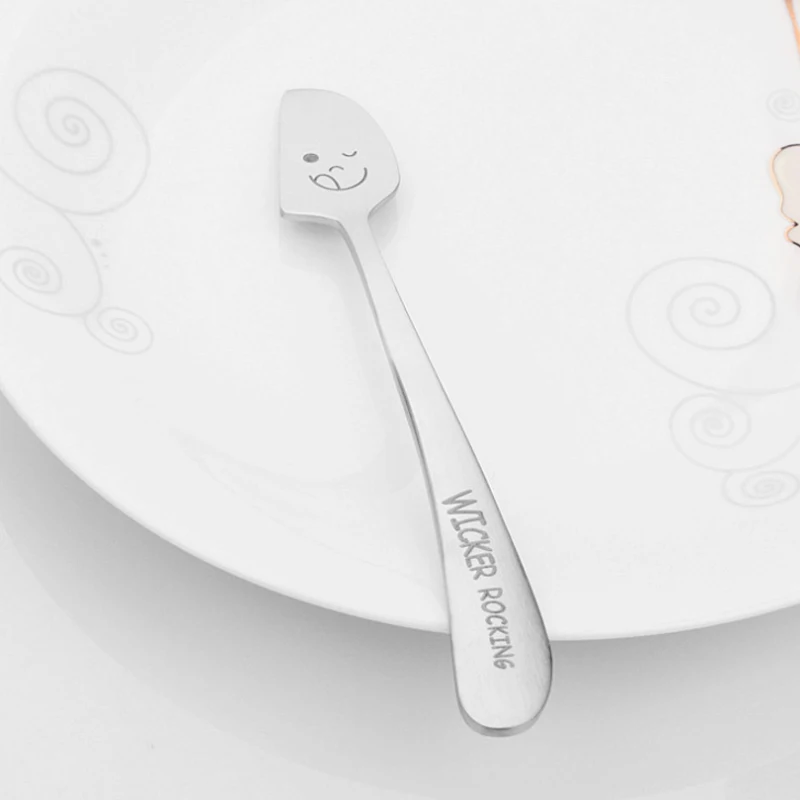 1 шт. милая улыбка из нержавеющей стали для масла нож корейский крем сыра