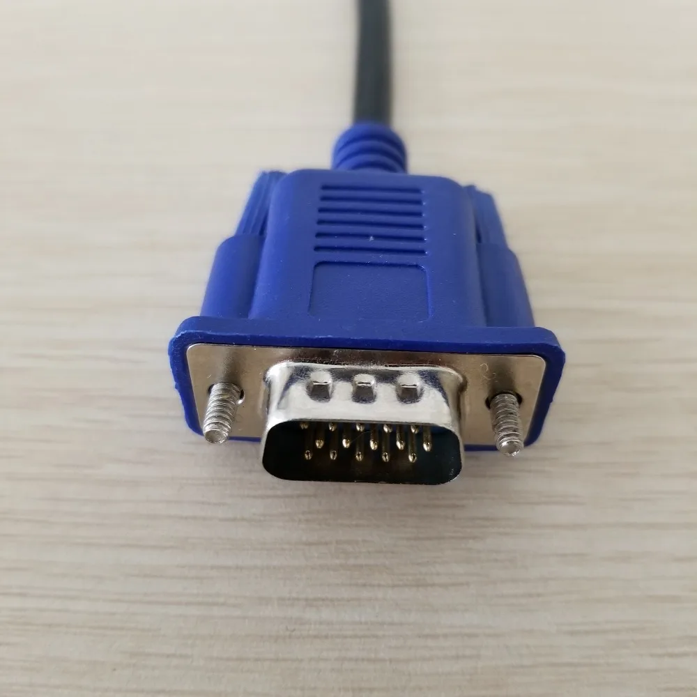 1 шт. 3 + 5 VGA кабель монитора 15pin штекер видео короткий синий 50 см|vga svga|vga d-subvga vga |