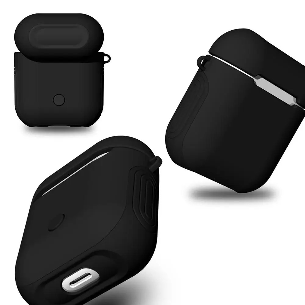 ТПУ силиконовый чехол для беспроводных наушников Bluetooth AirPods 1 защитный Аксессуары