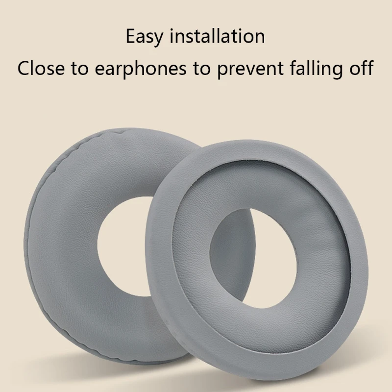 

Replacement Leather Mesh Ear Pads Cushion Cover Earpads Headband for Panasonic HF420 HF500 Headset Accessories