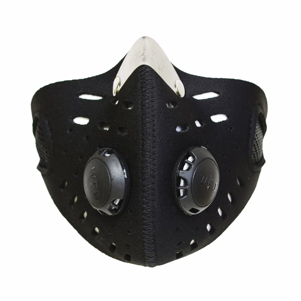 Маска для лица велоспорта hlaf мужская и женская маска с активированным углем лыж