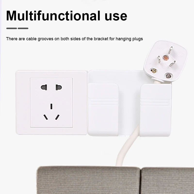 Mobile Phone Charging Holder Wall Mounted Organizer Remote Control Storage Box Cellphone Hanging Bracket | Дом и сад