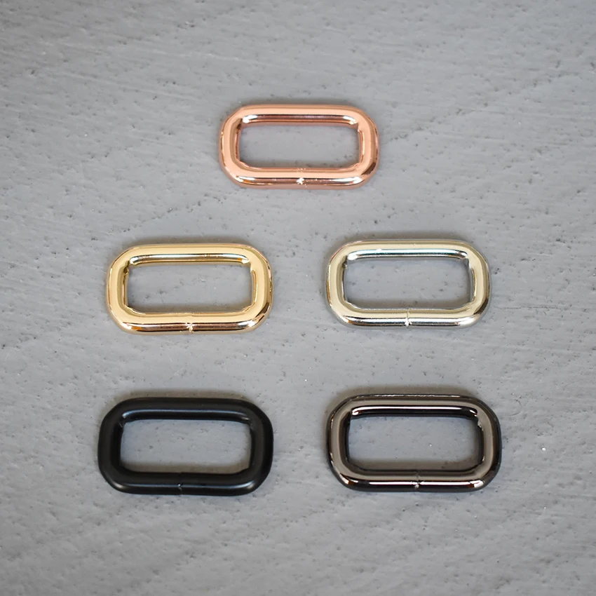 

100 Pcs 25mm Webbing Metal Hardware Belt Buckle For Bag Handbag Straps Link Chain Clasp Martingale Collar Dog Rope Accessory