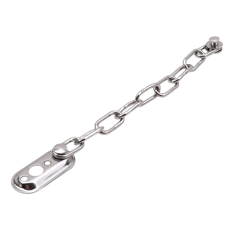 Нержавеющая Сталь Серебряный Цвет безопасности цепи болт для замка защелки