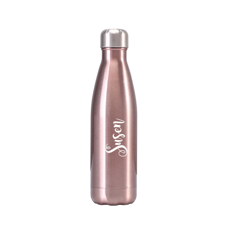 

500ml Thermos Bottle For Water Bottles Bright Cola bottle Stainless steel vacuum flask Cup sports Drinking bottle