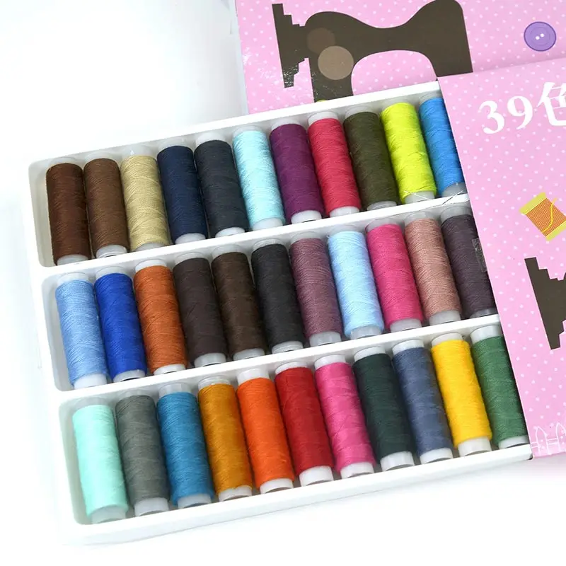 Швейная нить 39 цветов нитки для ручного шитья домашняя вышивка швейная машина