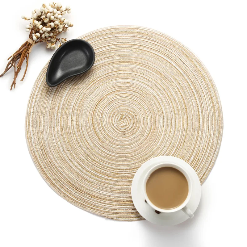 4 шт./лот подставки под столовые коврики для кухонного стола хлопчатобумажные