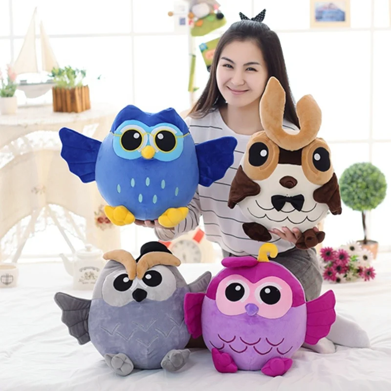

Мягкие игрушки в виде совы, 25 см, 4 цвета, мягкая игрушка, кукла