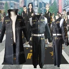 Костюм для косплея мангиро Сано из Токио, черная Униформа с вышивкой для Хэллоуина, кимоно Matsuno Chifuyu, накидка унисекс