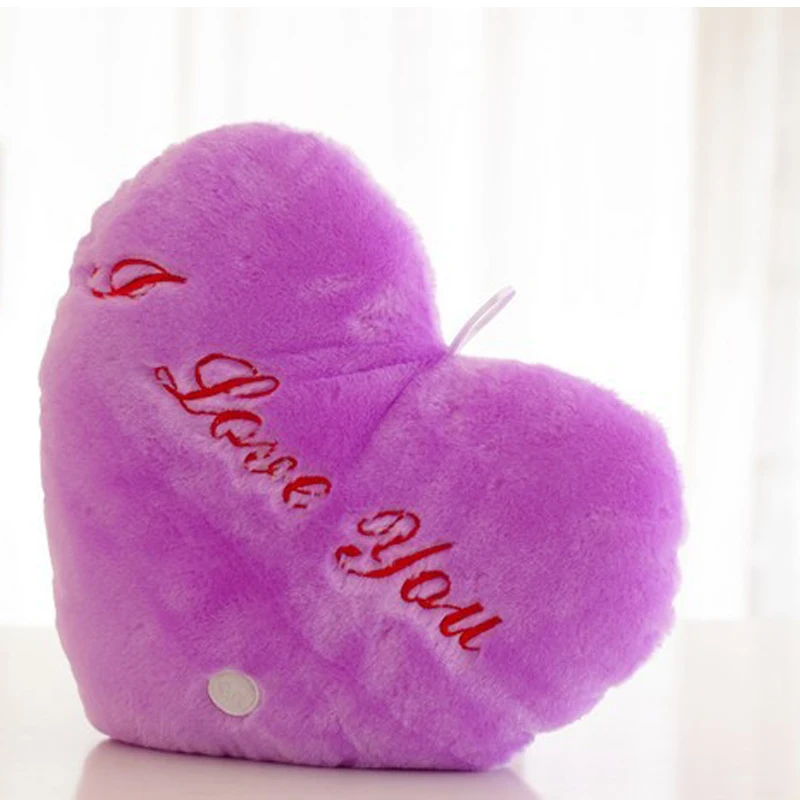 Подушка в форме сердца 36 х30 см 1 шт. | Дом и сад