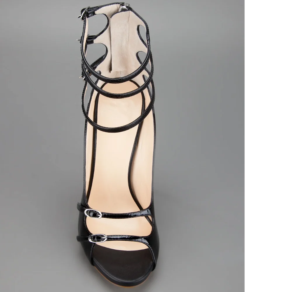 Оригинальные женские сандалии модные сандалии-гладиаторы на тонком каблуке