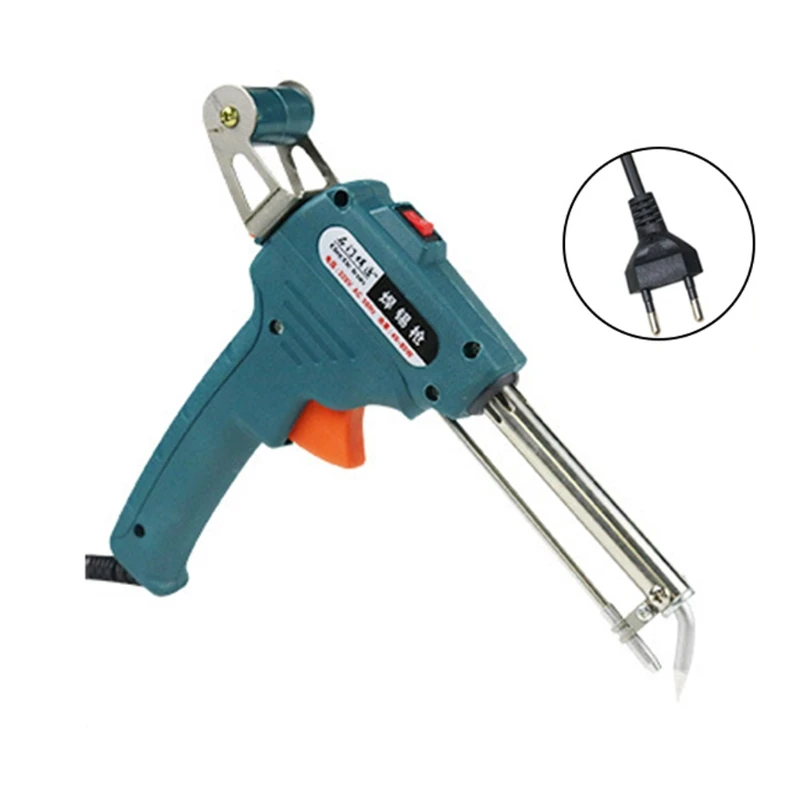 

60W Soldering Gun Kit for Electronics, Soldering Tool Set, Tweezers, Solder Wire for Industries Circuit Board Repair