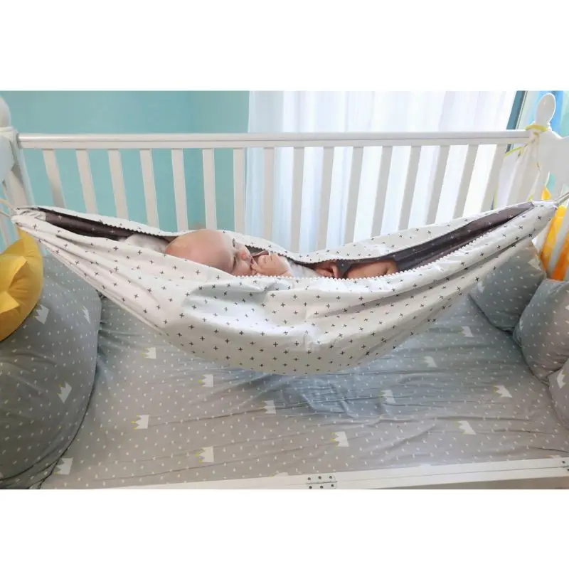 

Baby Safety Bed Infant Hammock Newborn Kid Sleeping Bed Safe Detachable Baby Cot Crib Swing Elastic Hammock Adjustable