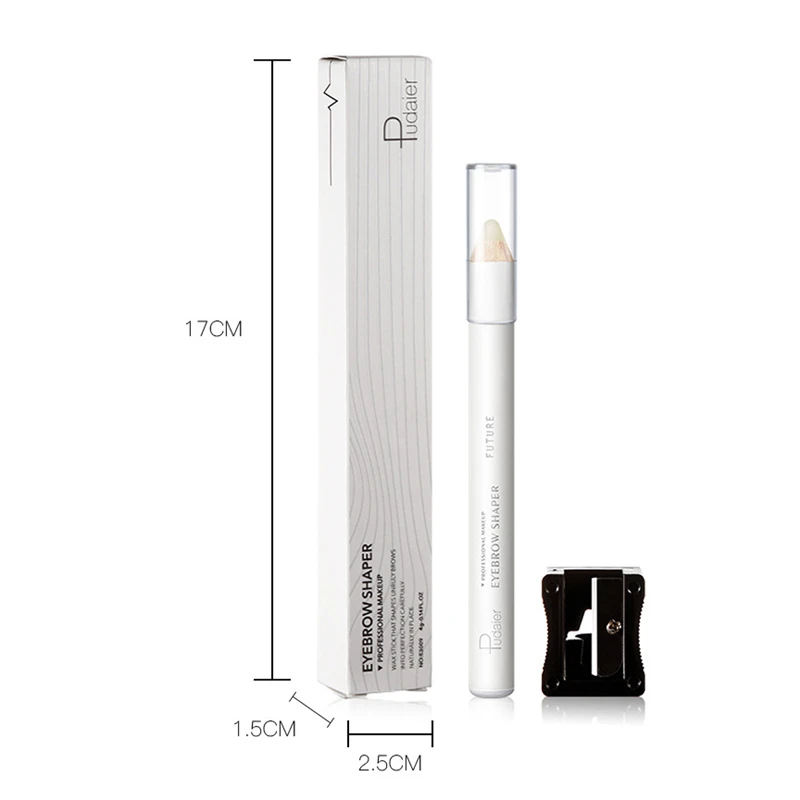 Бровей плащ карандаш для бровей воск бесцветный брови Форма прочного