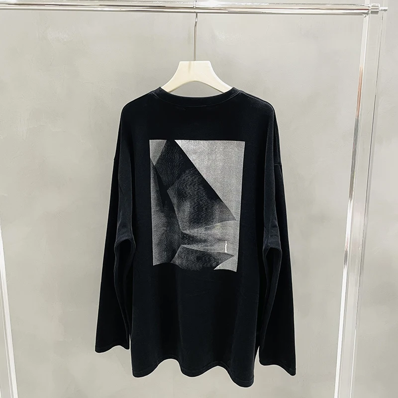 

2021 Spring New All-Matching Printed Leisure T-shirt Women's Loose Rround Neck Long Sleeve Pullover Top for Female