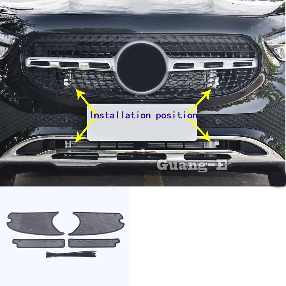 

Сетка от насекомых для автомобиля, 4 шт., из нержавеющей стали, для Mercedes Benz GLA 2020 2021