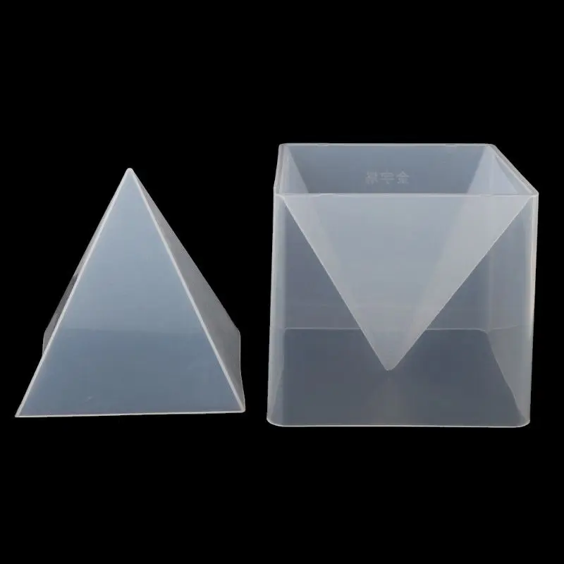 

Super Pyramid Silicone Mould Resin Craft Jewelry Crystal Mold With Plastic Frame Jewelry Crafts Resin Molds