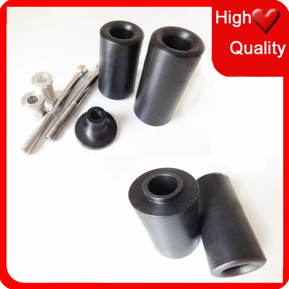 

Motorcycle For 2003-2004 Kawasaki ZX6R / ZX6RR ZX-6R Black No Cut Frame Sliders crash Falling protection