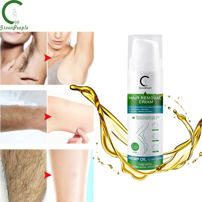 Профессиональный нежный и не раздражающий крем для удаления волос 50 г ног