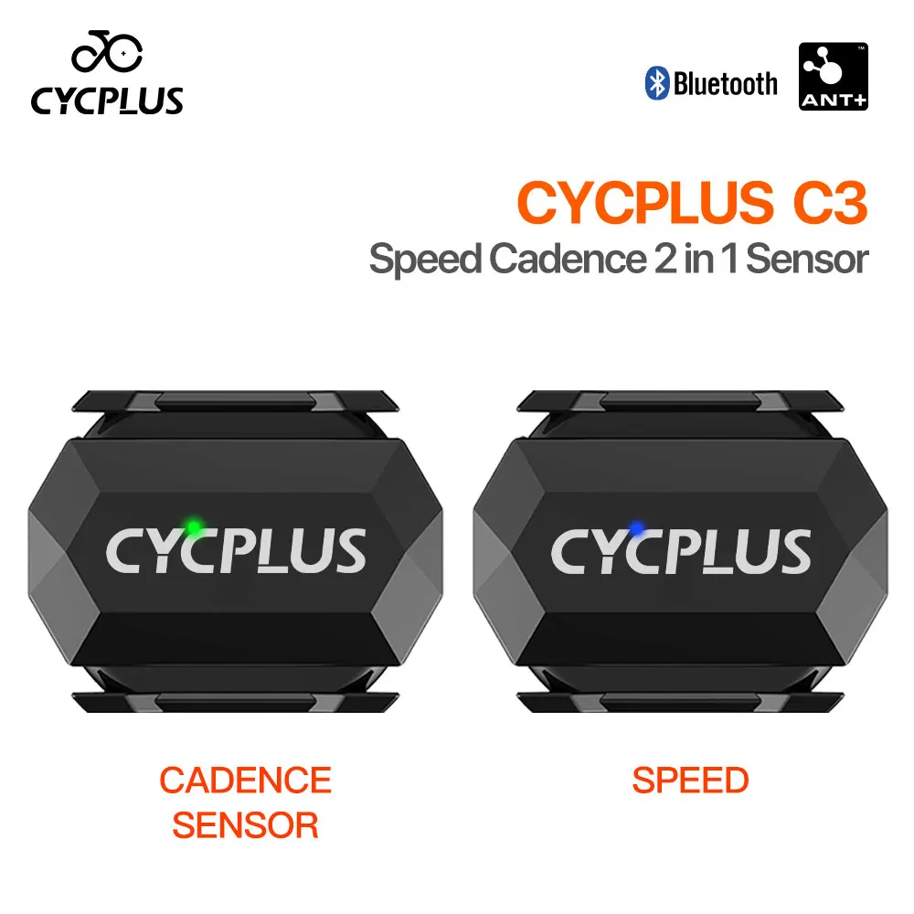

CYCPLUS Speed Cadence Dual Sensor ANT+ Bluetooth Wireless Speedometer Bicycle Accessories For Garmin XOSS Strava Zwift