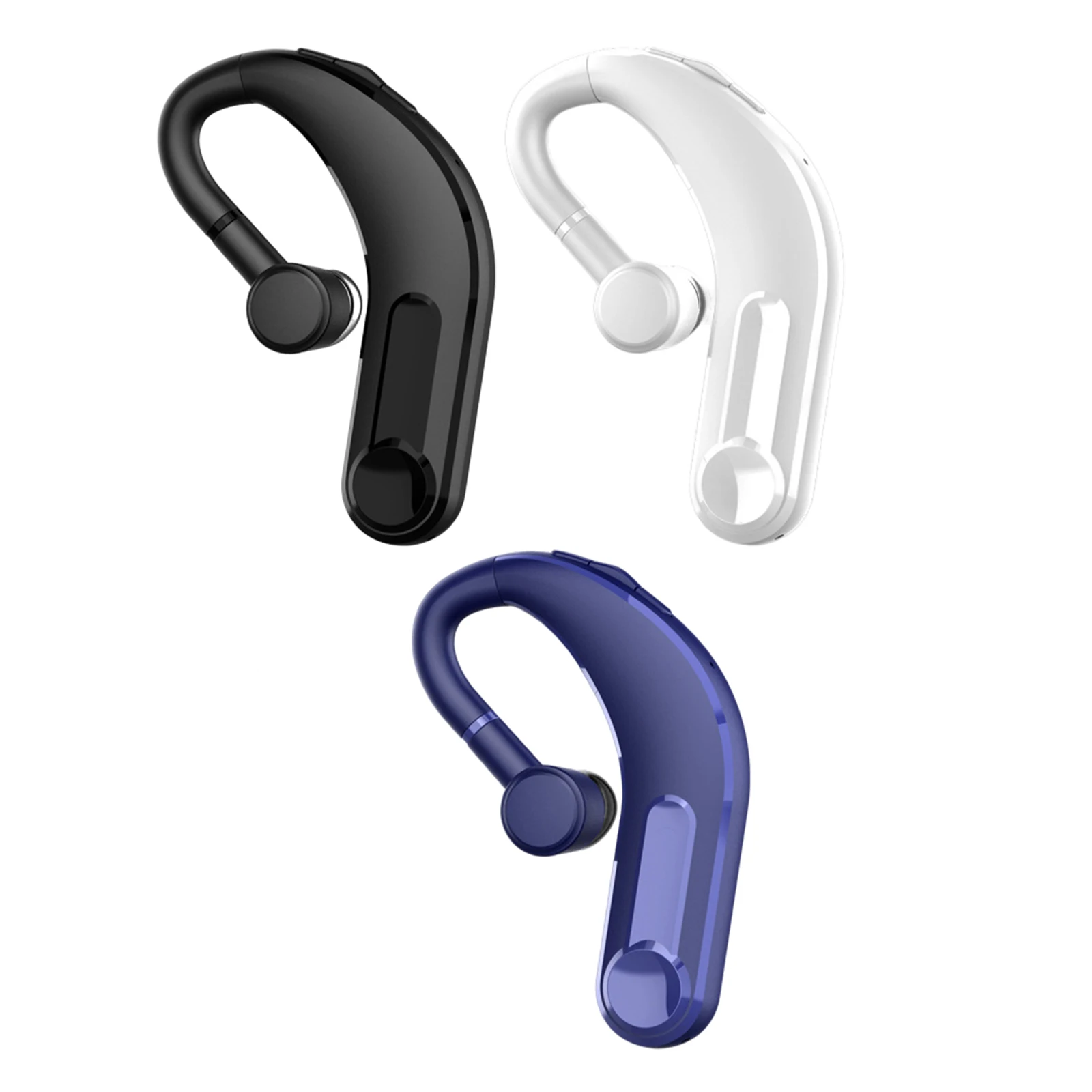 

Bluetooth-гарнитура V5.0 с активным шумоподавлением, водонепроницаемый одноушной наушник, время работы 40 часов для вождения, вращение на 180 градус...