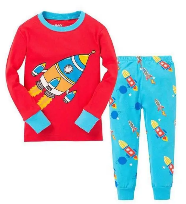 Детская одежда на новый год пижамы Домашняя новые топ + штаны От 2 до 8 лет для