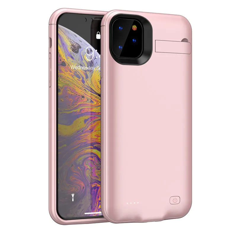 Чехол для зарядного устройства для iPhone 11, тонкий ударопрочный внешний аккумулятор, зарядная крышка для iPhone 11 Pro Max, зарядное устройство, задняя упаковка