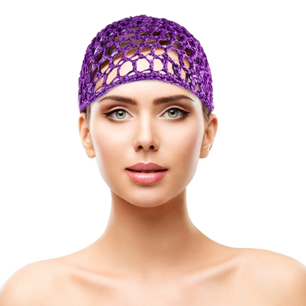 

6pcs Mesh Crochet Hair Net Premium Crocheted Hairnet Crocheted Hairnet