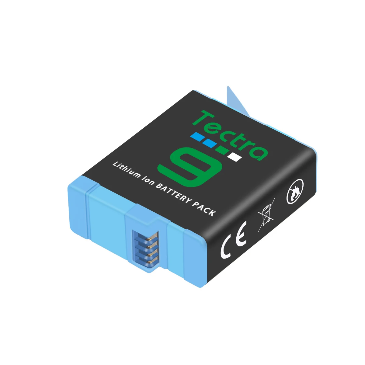 4x1780mAh Tectra Batteria for GoPro 9 Rechargeable Li-ion Battery Hero 10 Hero 11 AHDBT-90 for Go Pro Hero 9 Camera Accessories