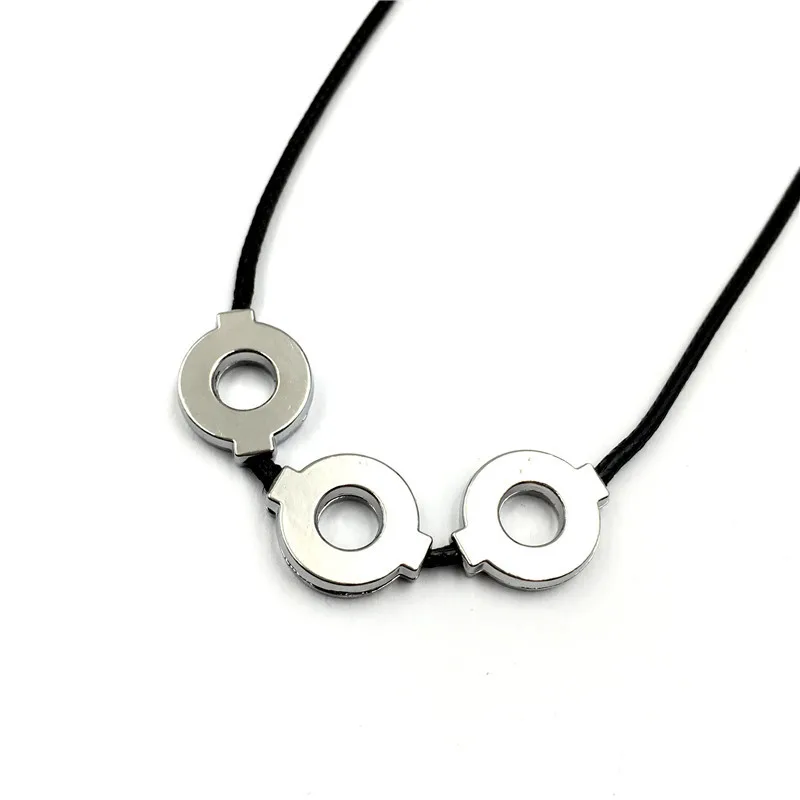 Аниме Итачи Учиха Косплей титановая сталь 3 петли ожерелье Модные женские
