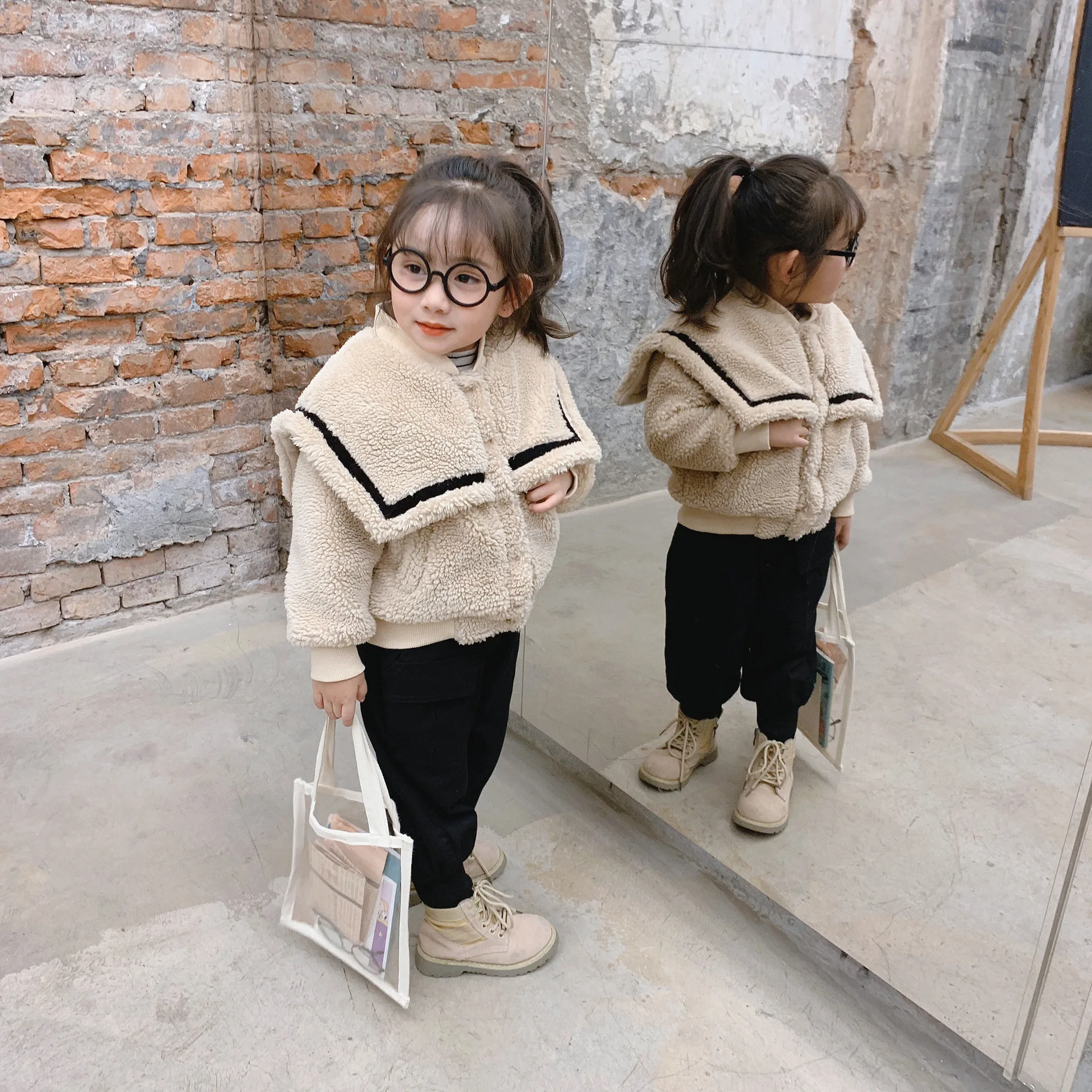 Зимняя новинка корейский стиль утолщенная и теплая меховая модная куртка с