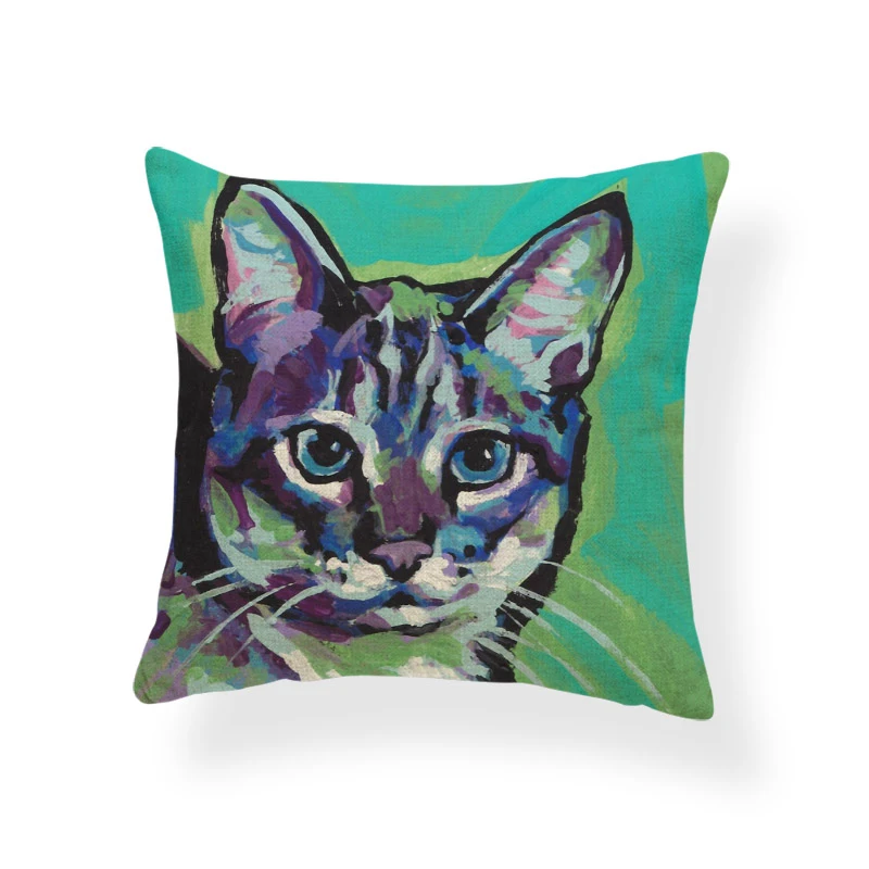 Хиппи Happy Animal наволочка Чихуахуа золотистый ретривер Коралловая собака хаски