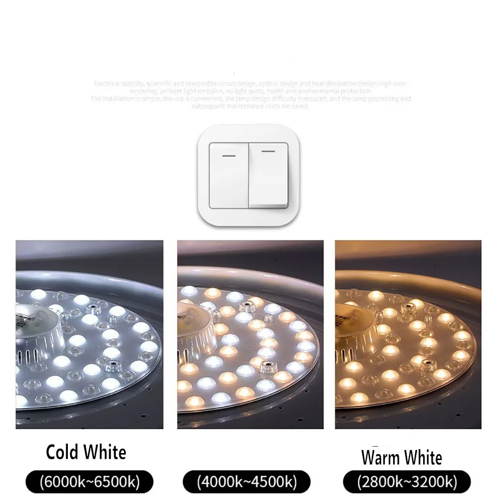 

12W 18W 24W 36W 100W LED Ring PANEL Circle Light SMD LED Round Ceiling board circular lamp board AC 220V 230V 240V