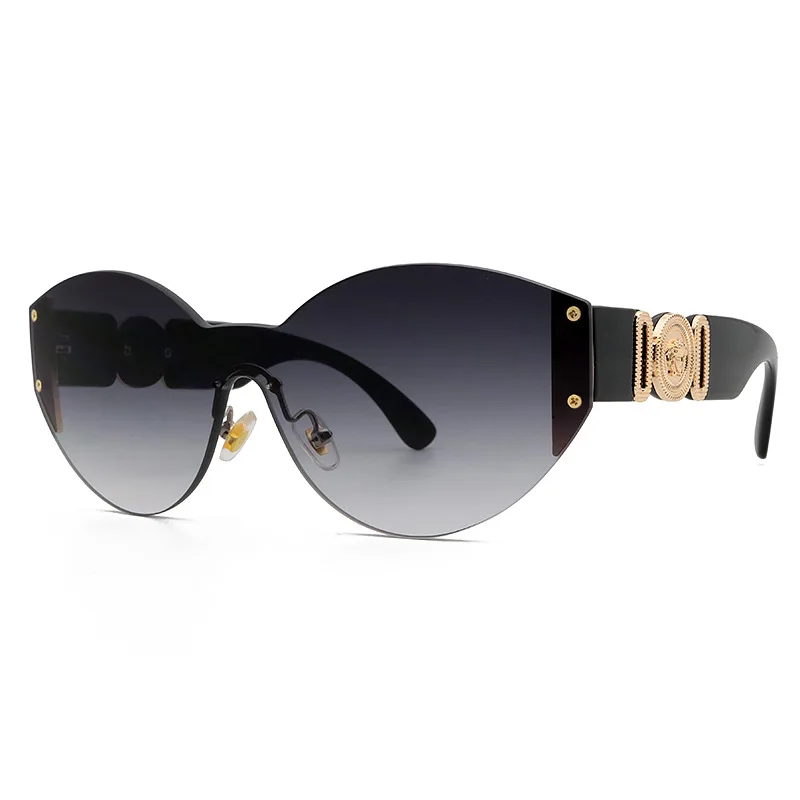 

2021 Sunglasses Women Luxury Brand Sun Glasses Retro Brand Cat Eye Sunglasses Women Rimless Frame Eyewear oculos de sol UV400