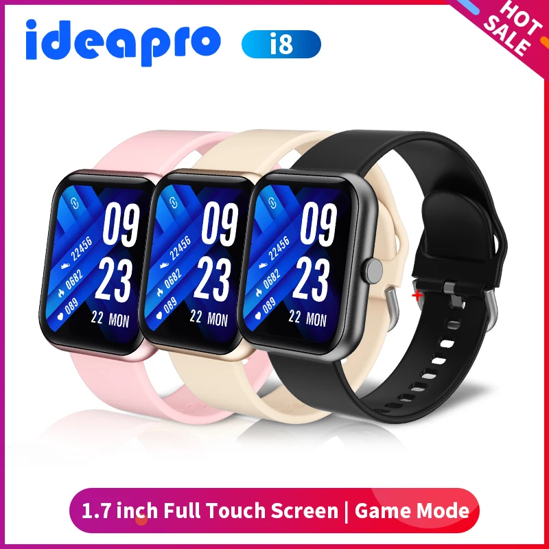 Смарт-часы женские Ideapro i8 2021 дюйма для Android IOS | Электроника